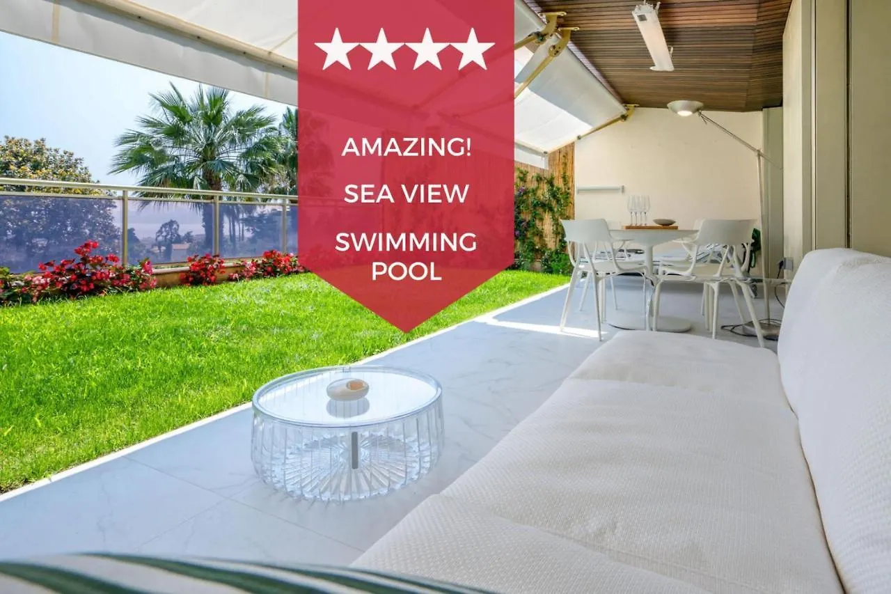 2-Br Luxury Apartment With Sea View And Pool Cannes